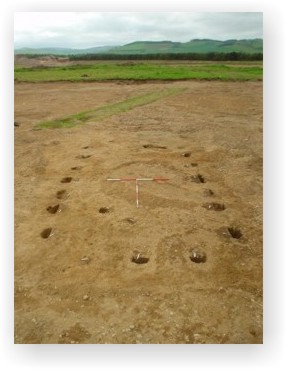 A post-built structure excavated at Cheviot Quarry