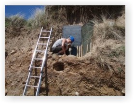 Excavation of the cist