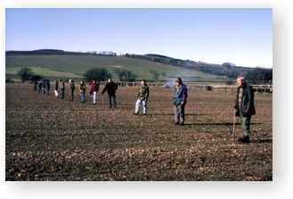 Fieldwalking at Milfield