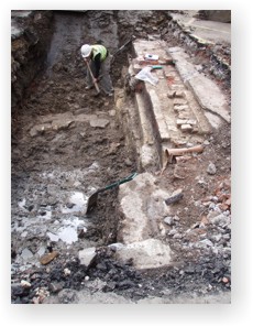 Cleaning an industrial site