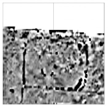 Results of a recent geophysical survey showing a rectilinear enclosure. © Copyright ARS Ltd 2018