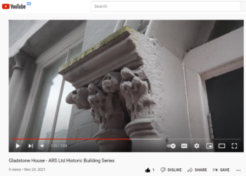 A video of the historic building recording of Gladstone House © Copyright ARS Ltd 2021