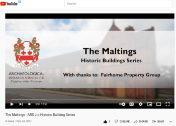 YouTube video of The Maltings - part of our Historic Building series © Copyright ARS Ltd 2021